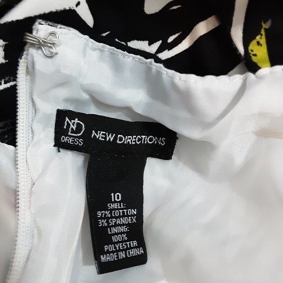 New Directions Floral Print Crisscross Back Dress 10 Cottagecore Romantic Chic - Picture 7 of 7